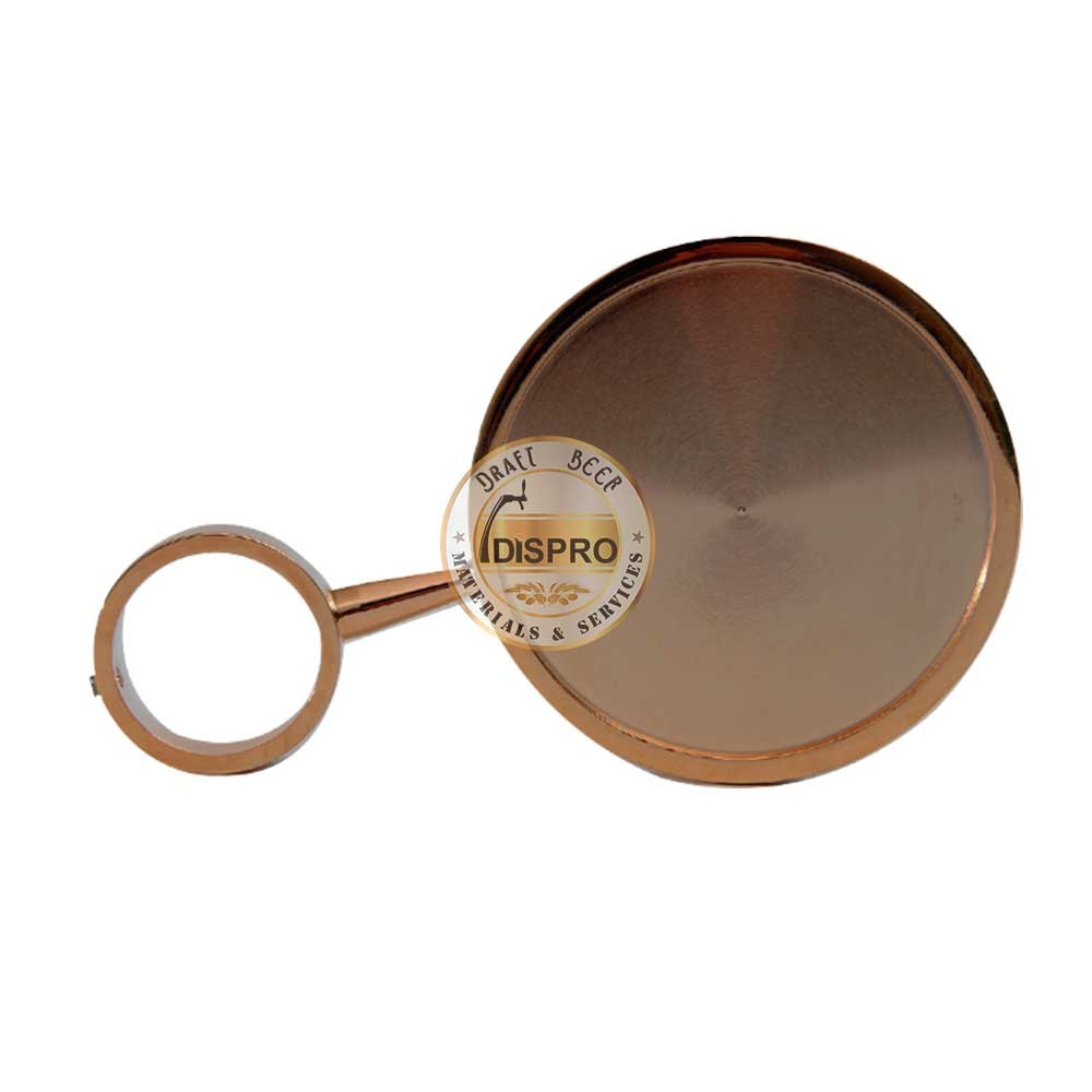 Medallon Ciego Aro D 25mm Cobreado